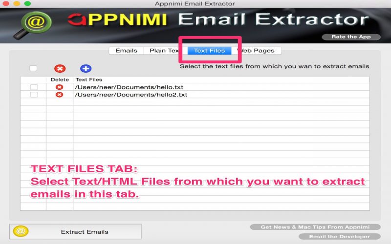 Appnimi Email Extractor
