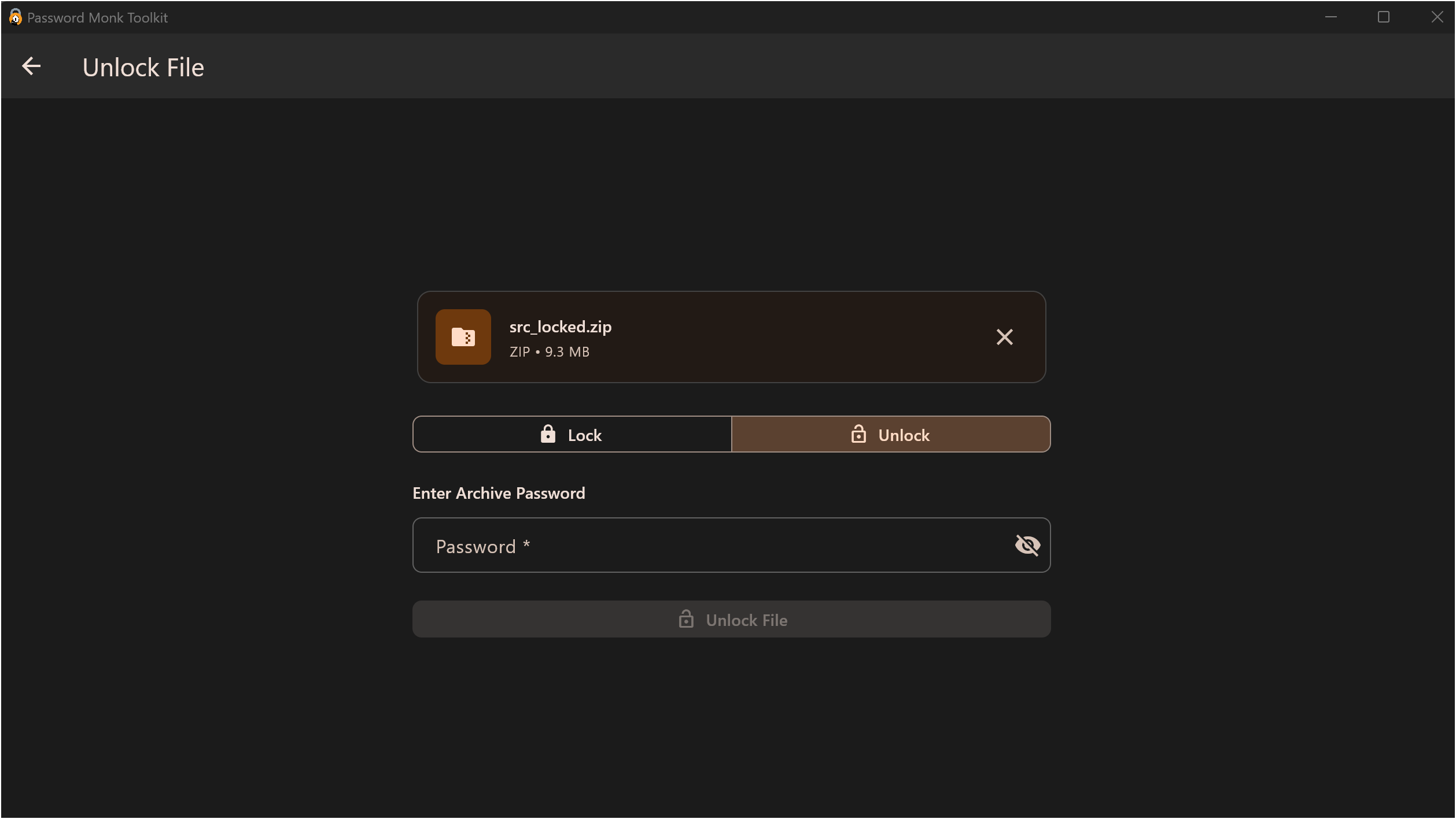 Password Monk Toolkit screenshot 2